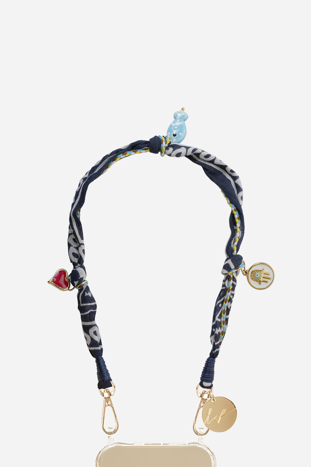 Laia Short Necklace Blue 40 cm