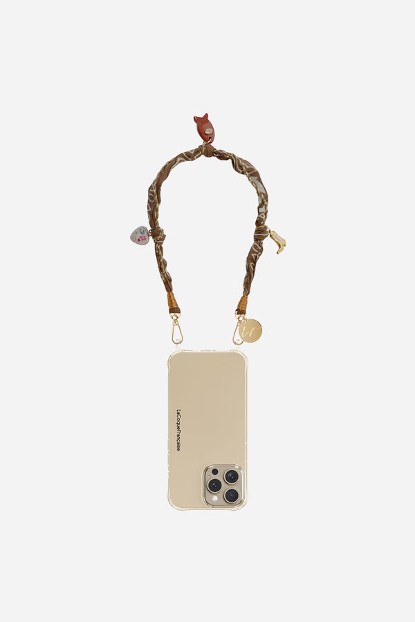 Chaine Courte Laia Marron 40 cm
