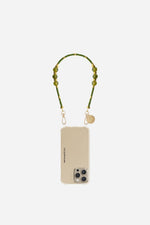 Iris Kaki Short Necklace 40 cm