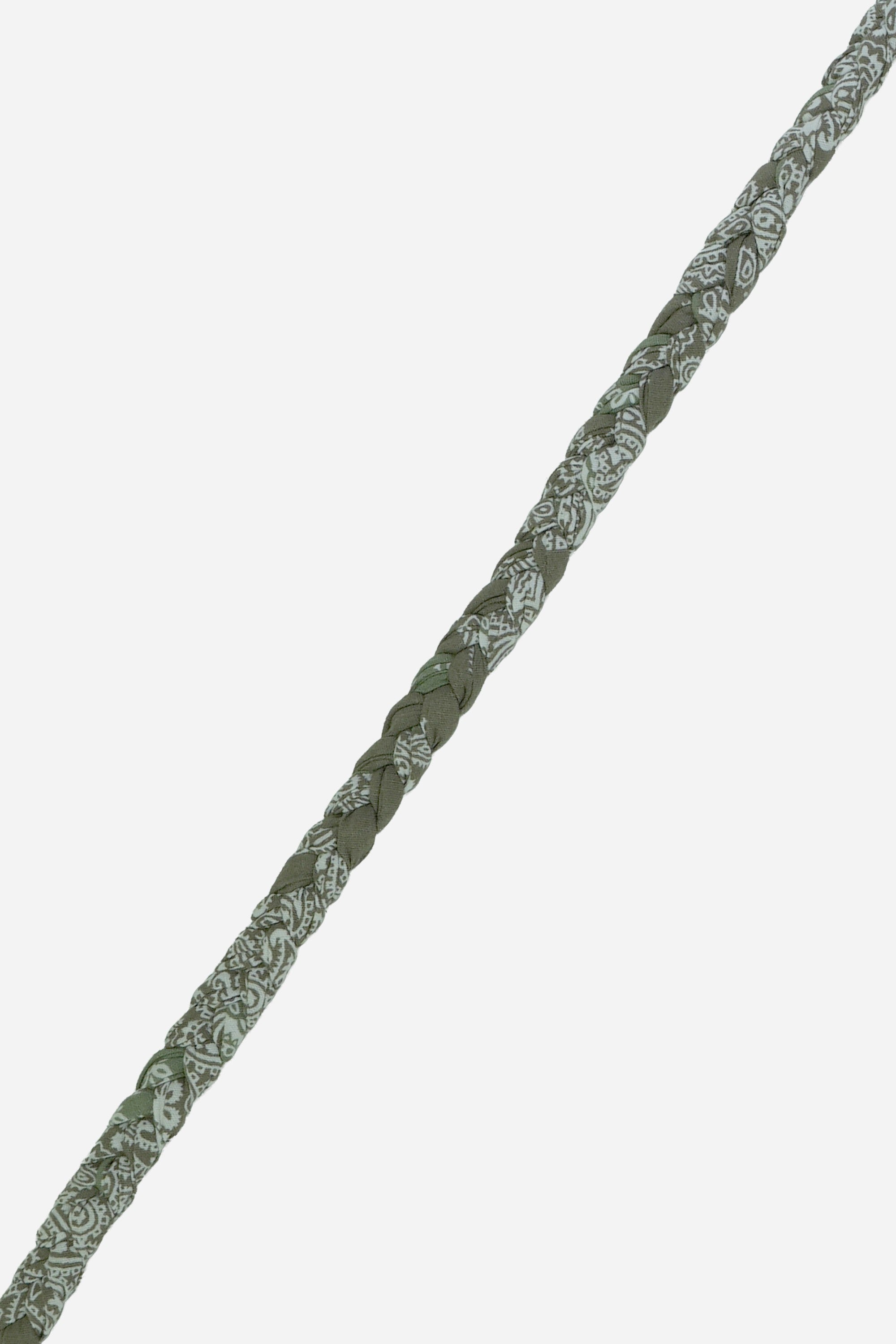 Della khaki braided cord