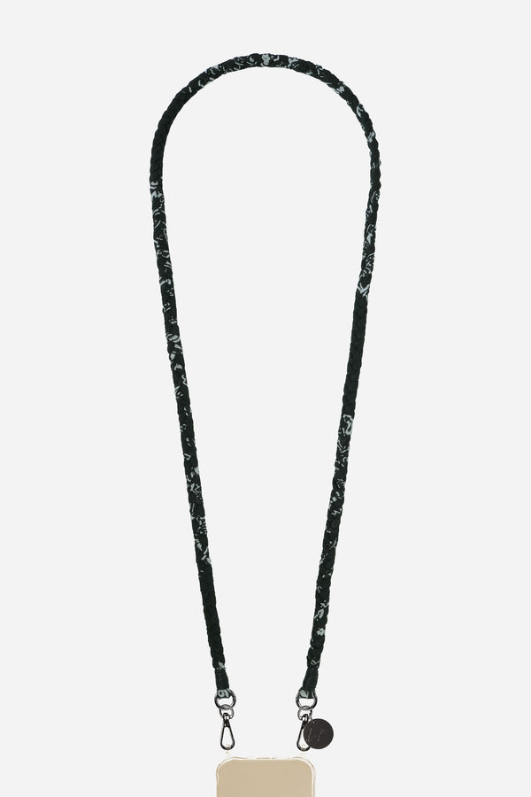 Cordon tresse Della Noir