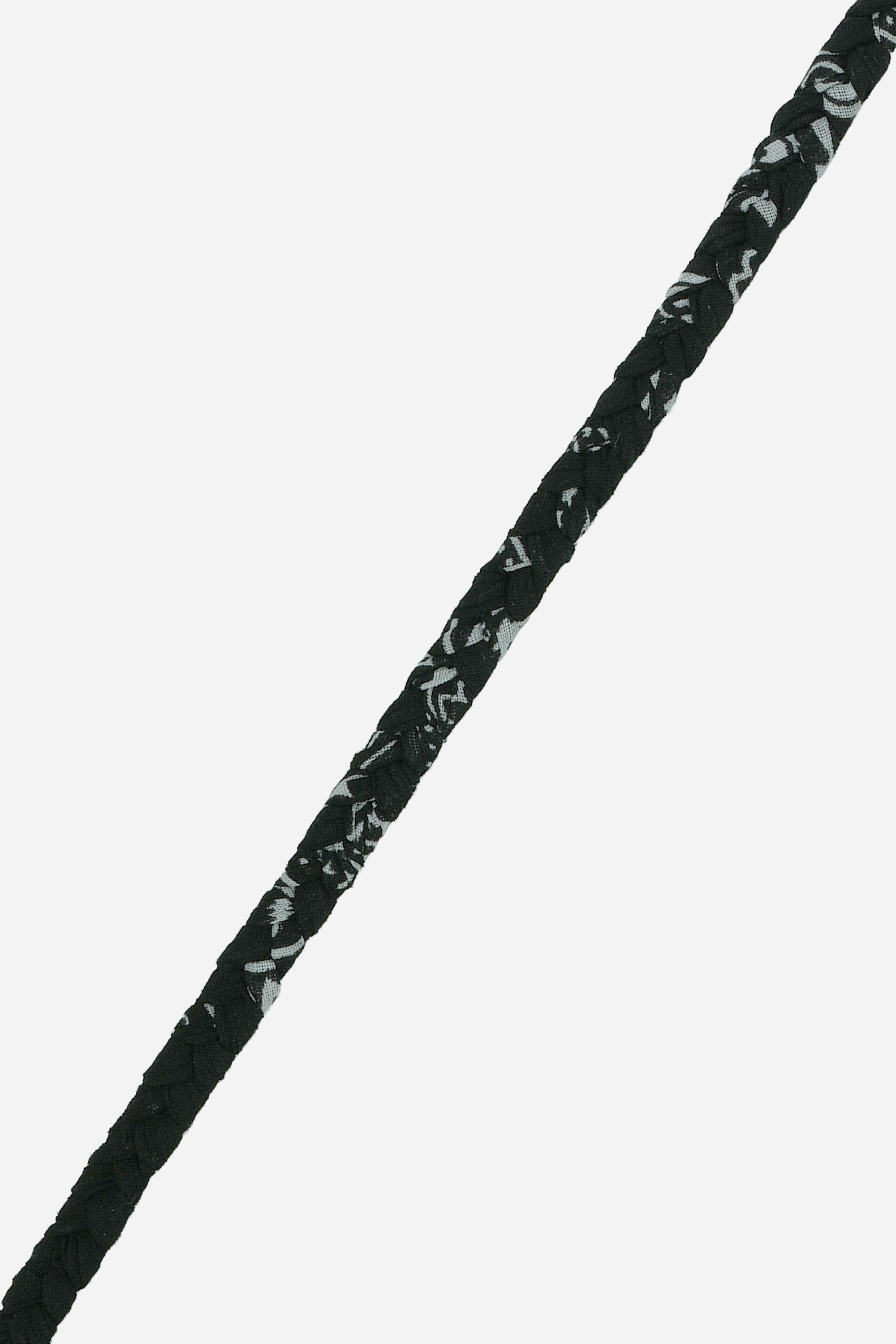 Cordon tresse Della Noir