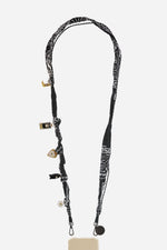 Chaine Longue Laia Noir 120 cm
