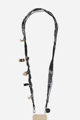 Chaine Longue Laia Noir 120 cm