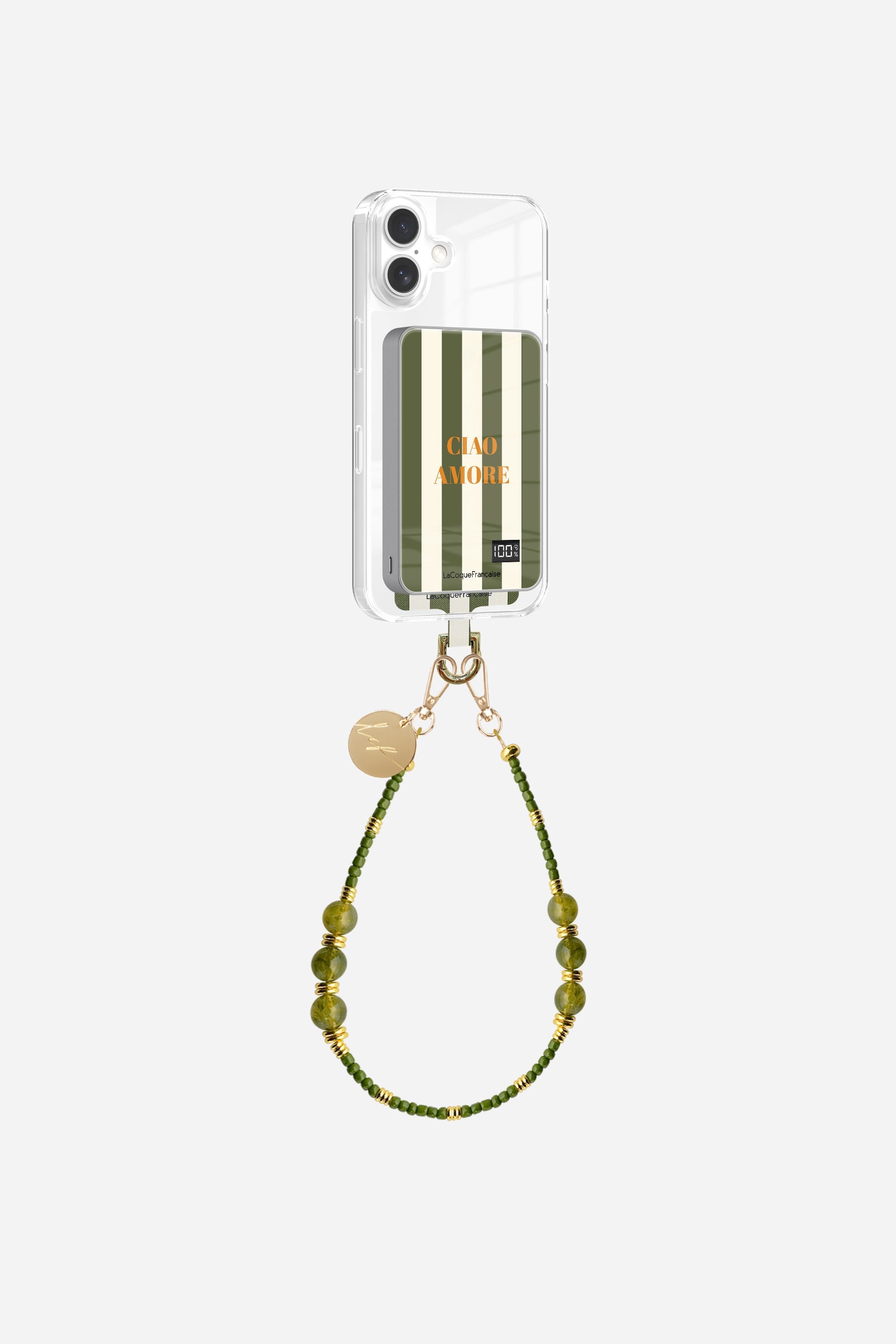 Adaptateur + batterie + chaine courte Ciao Amore Kaki