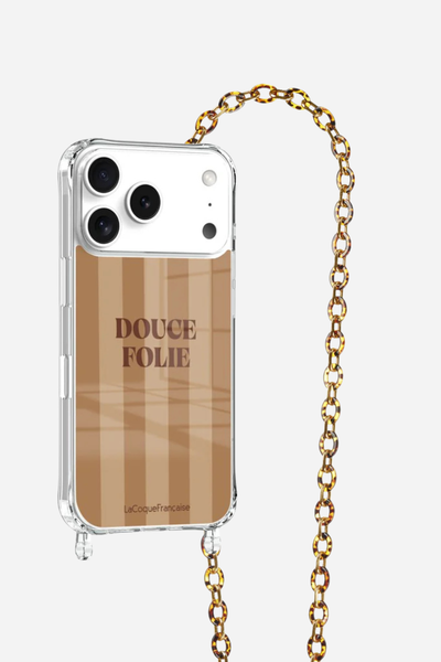 Ensemble Coque Douce Folie et Chaîne Cassy Écaille