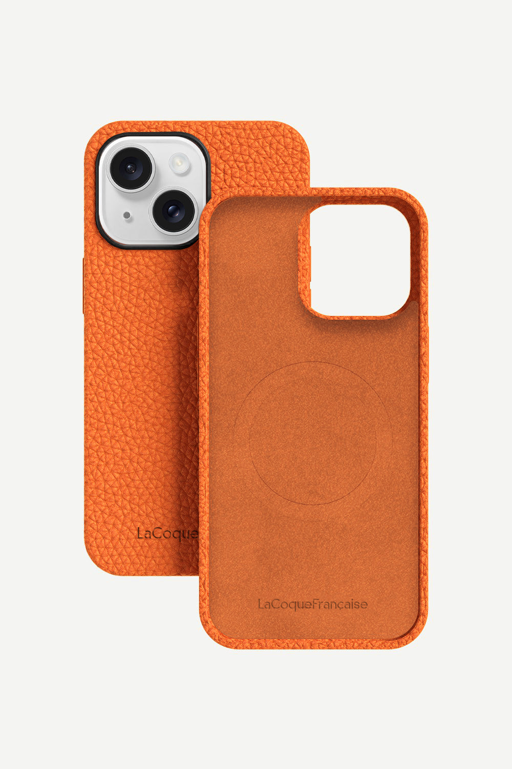 Coque Cuir Orange