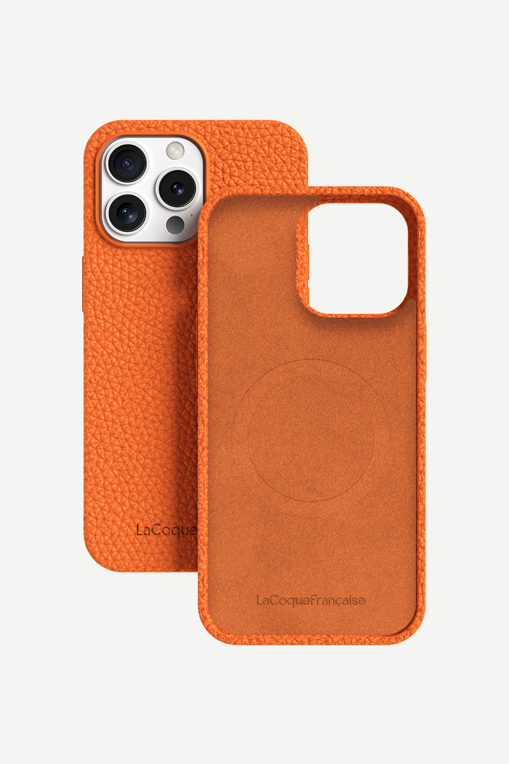 Coque Cuir Orange