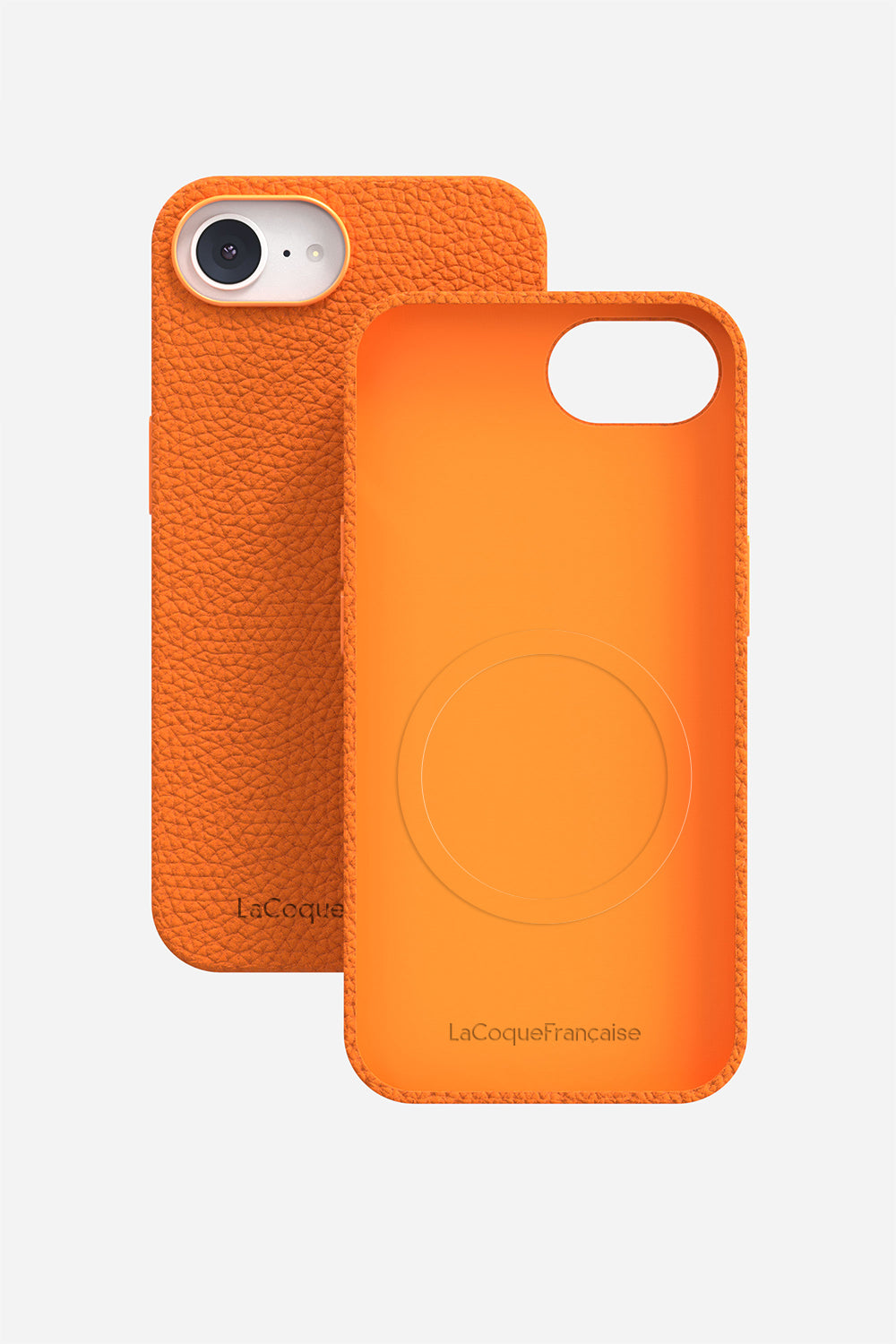 Coque Cuir Orange - 2
