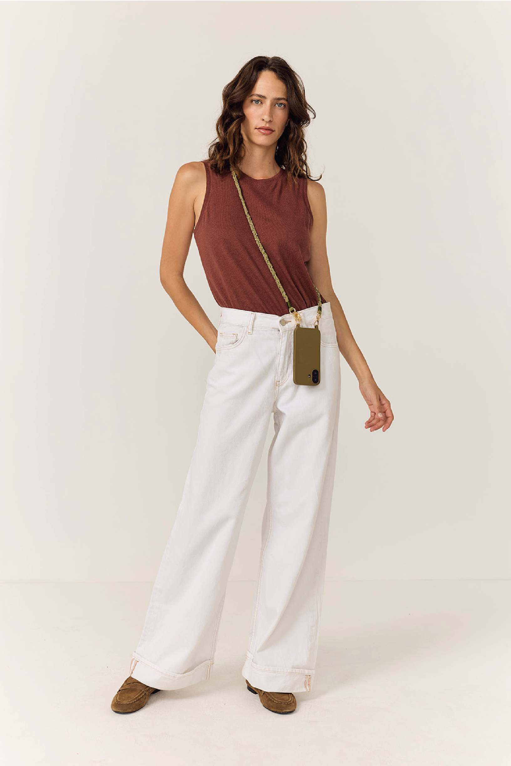 Doha Khaki Long Chain 120 cm