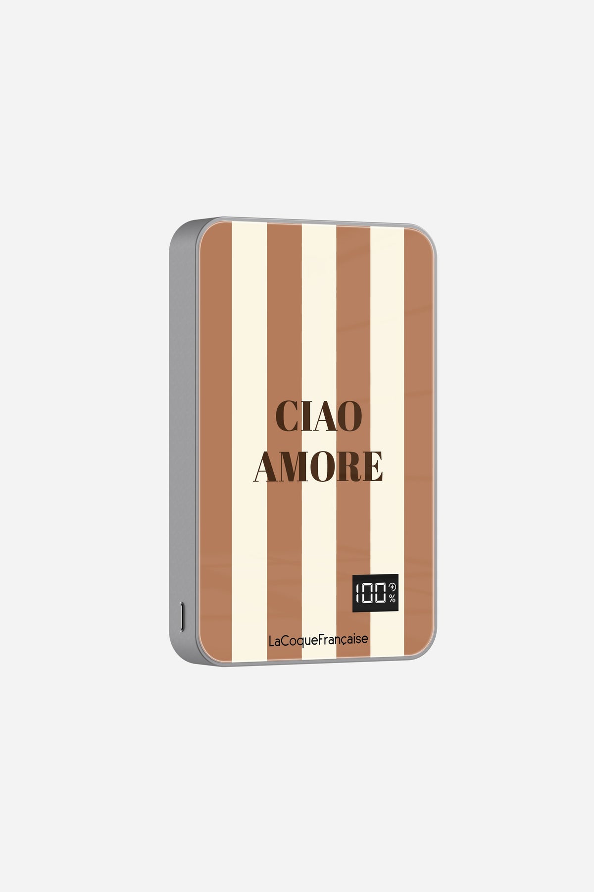Adaptateur + batterie + chaine courte Ciao Amore Marron et Beige - 3