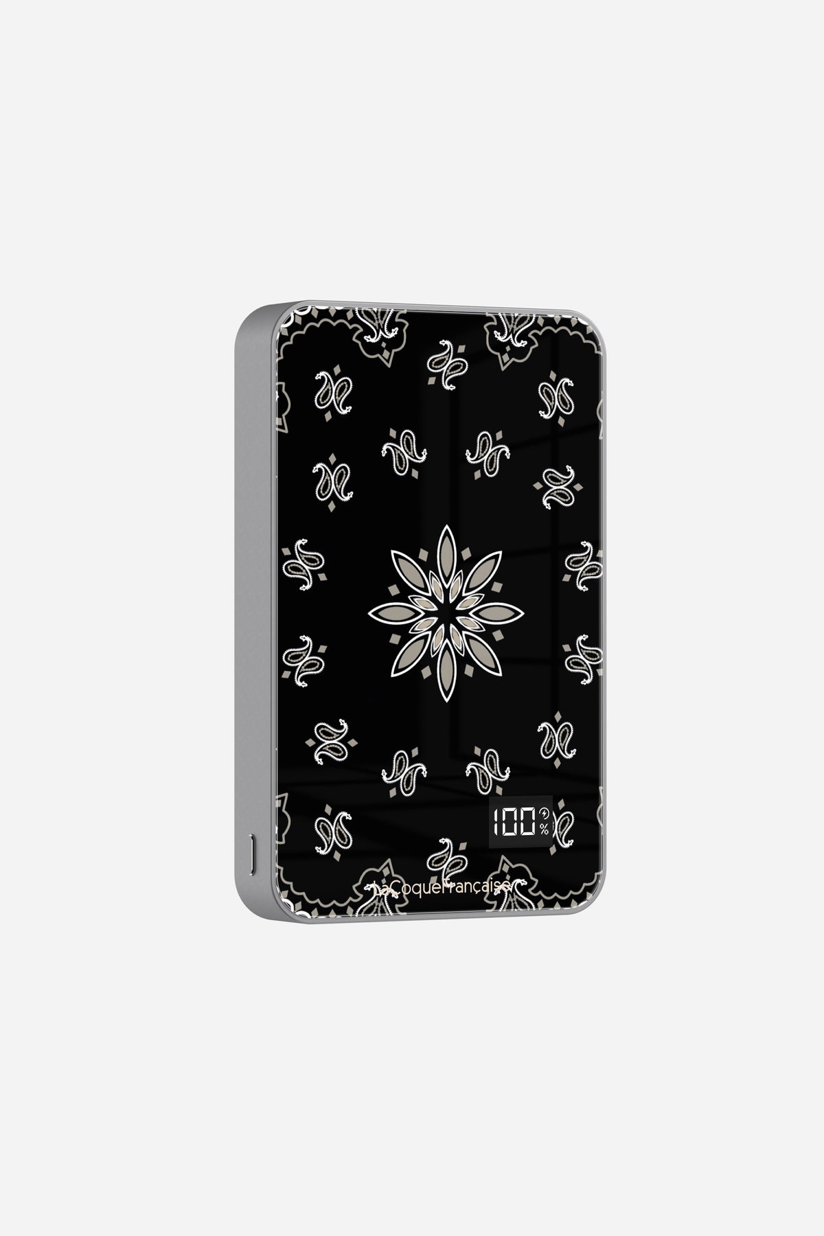 Coque sans anneaux + Batterie Bandana Noir - 3