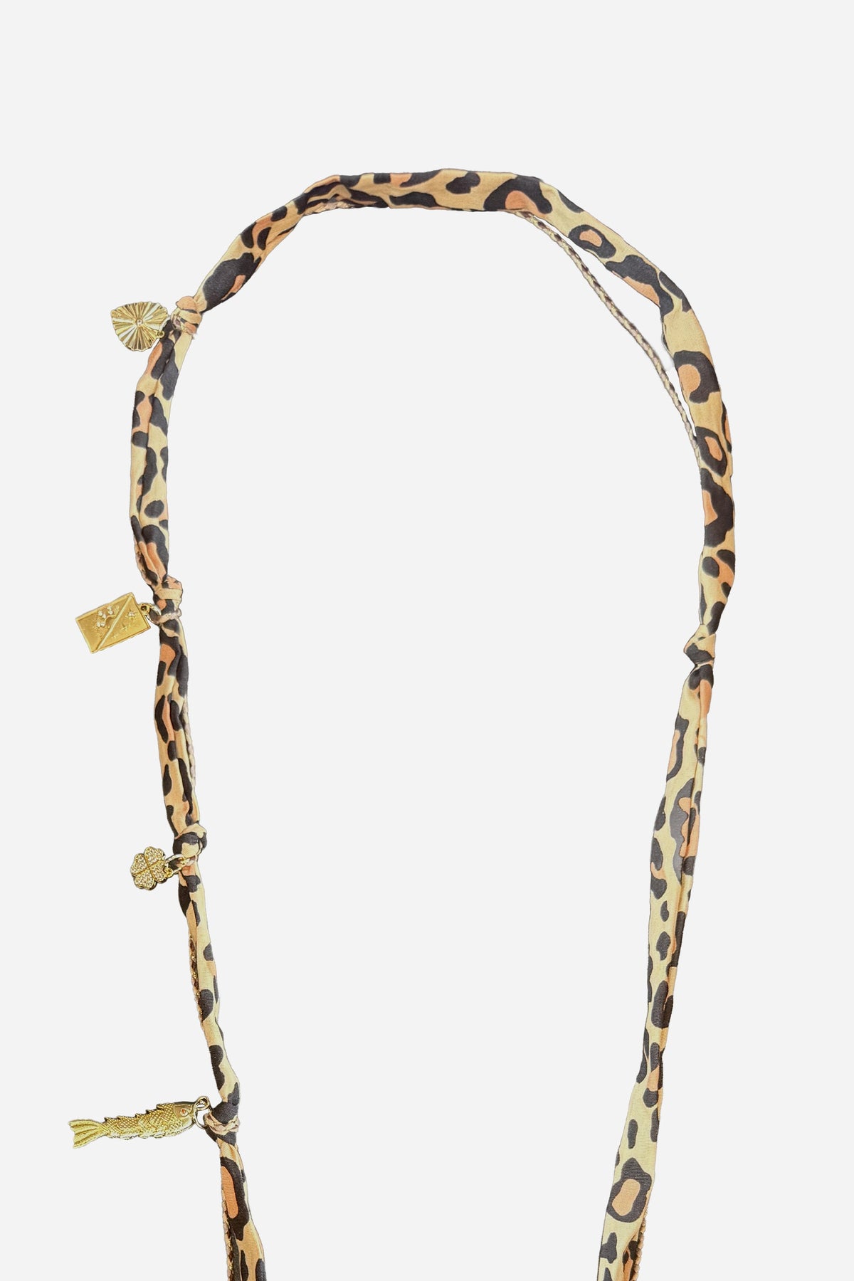 Chaine Longue Laia Leopard 120 cm - 3