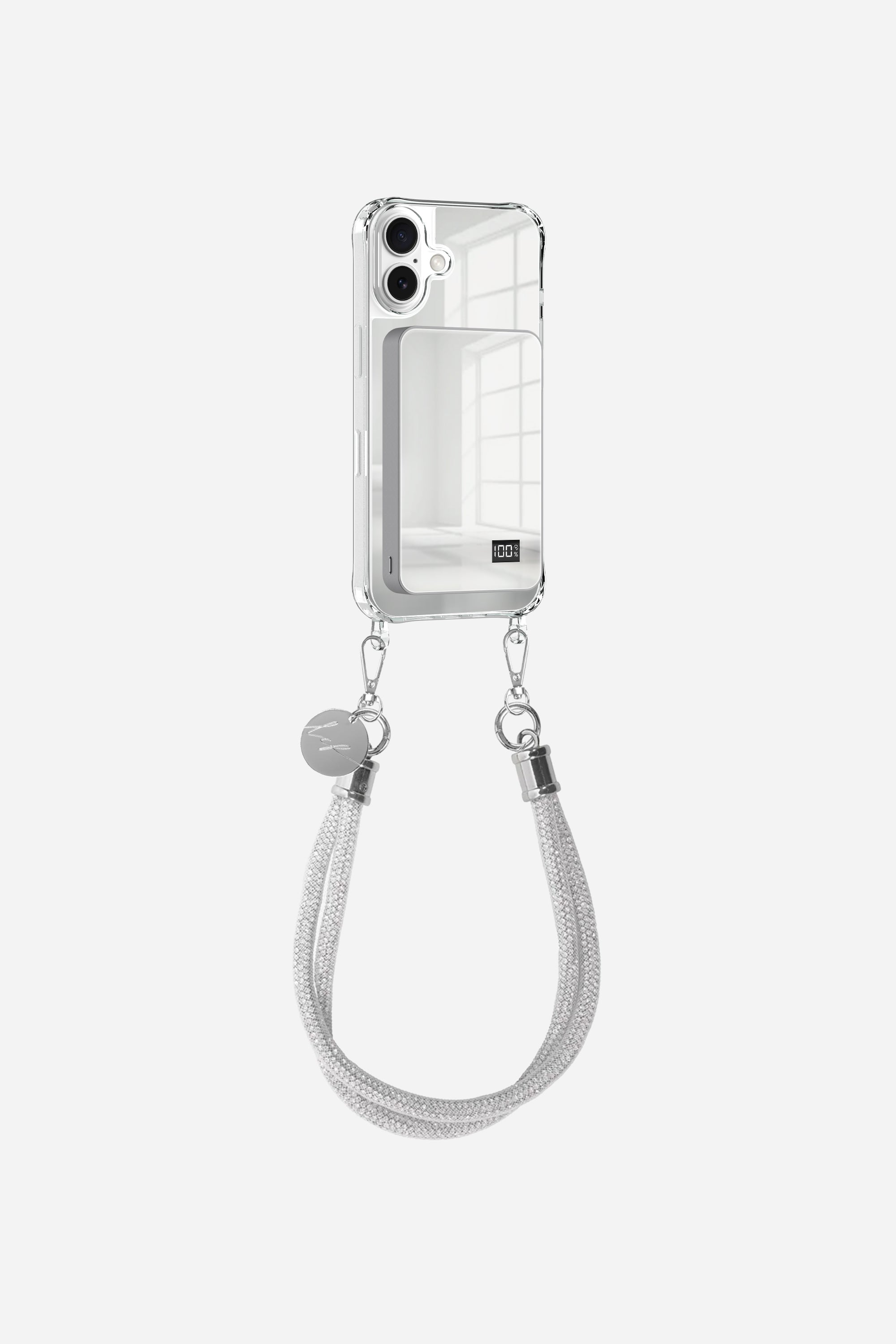 Coque anneaux + batterie + chaine courte Miroir