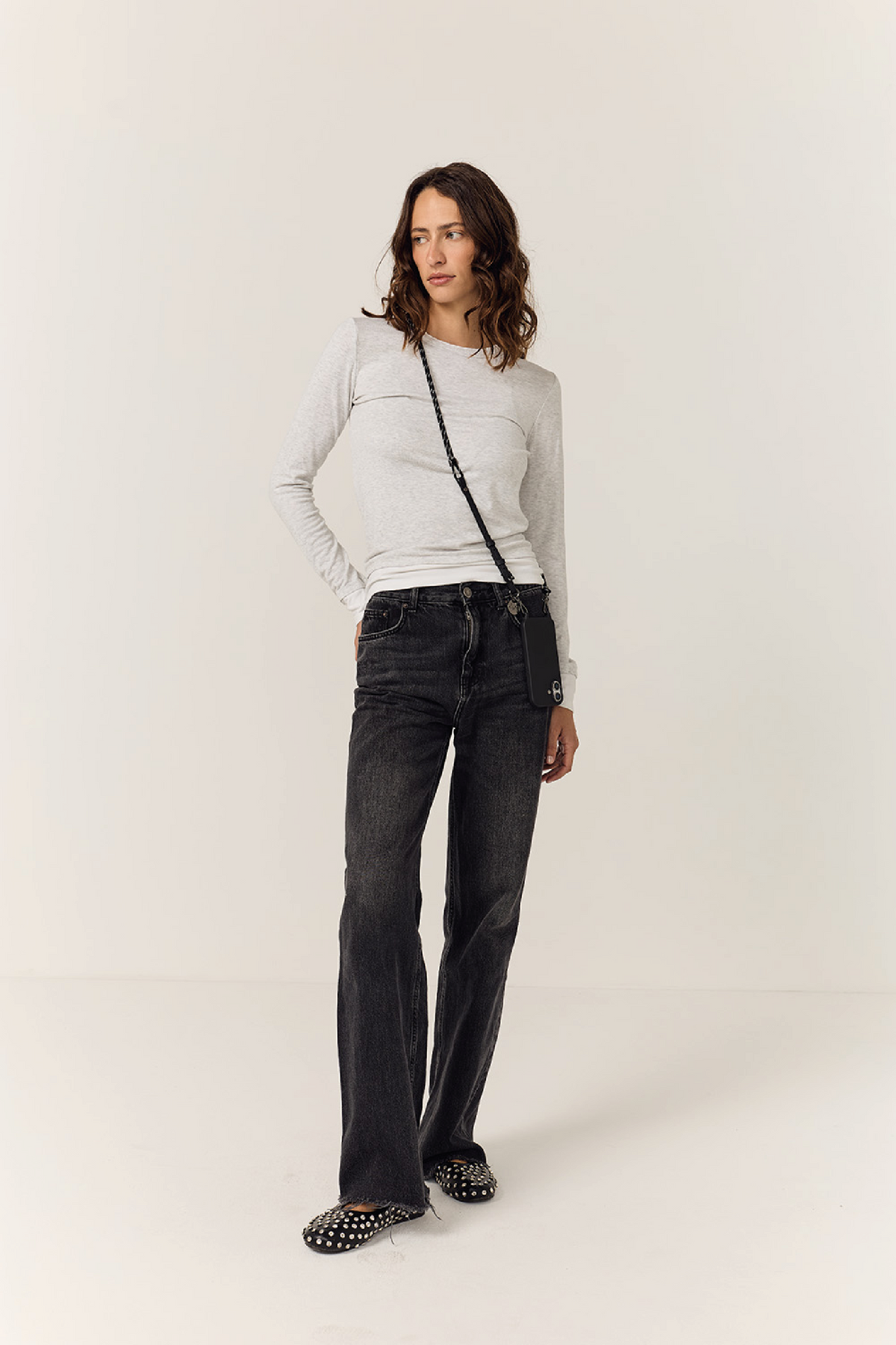 Colleen Plain Cord Black