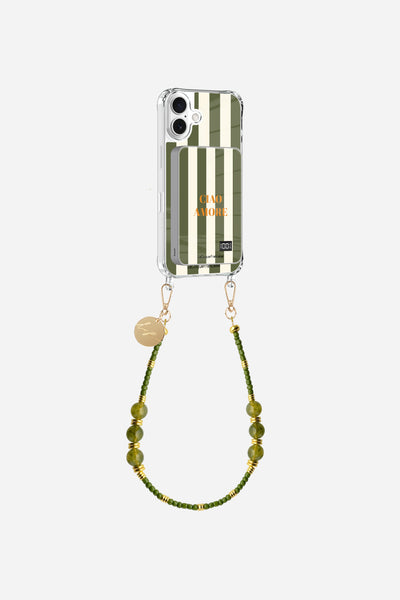 Coque anneaux + batterie + chaine courte ciao amore kaki