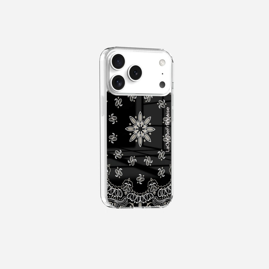 Coque sans anneaux + Batterie Bandana Noir - 2