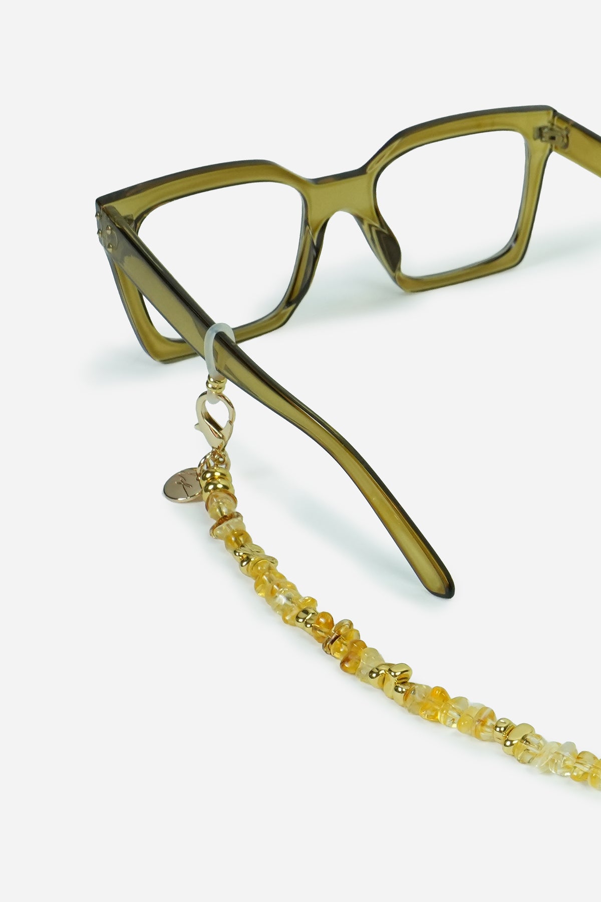 Bijoux Chaine De Lunettes Liviya Ambre 72 cm - 2