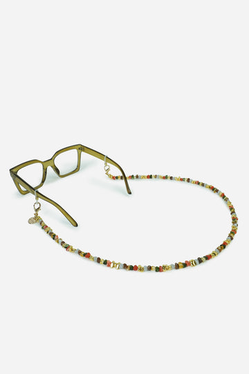 Bijoux Chaine De Lunettes Liviya Multi Kaki 72 cm