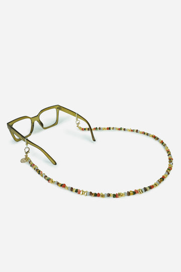 Bijoux Chaine De Lunettes Liviya Multi Kaki 72 cm