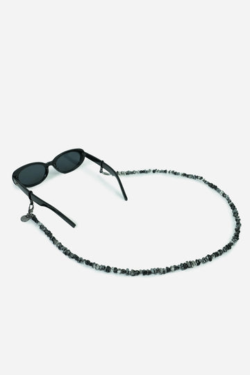 Bijoux Chaine De Lunettes Liviya Noir 72 cm