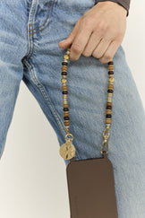 Chaine Courte Alisha Marron 40 cm - 3