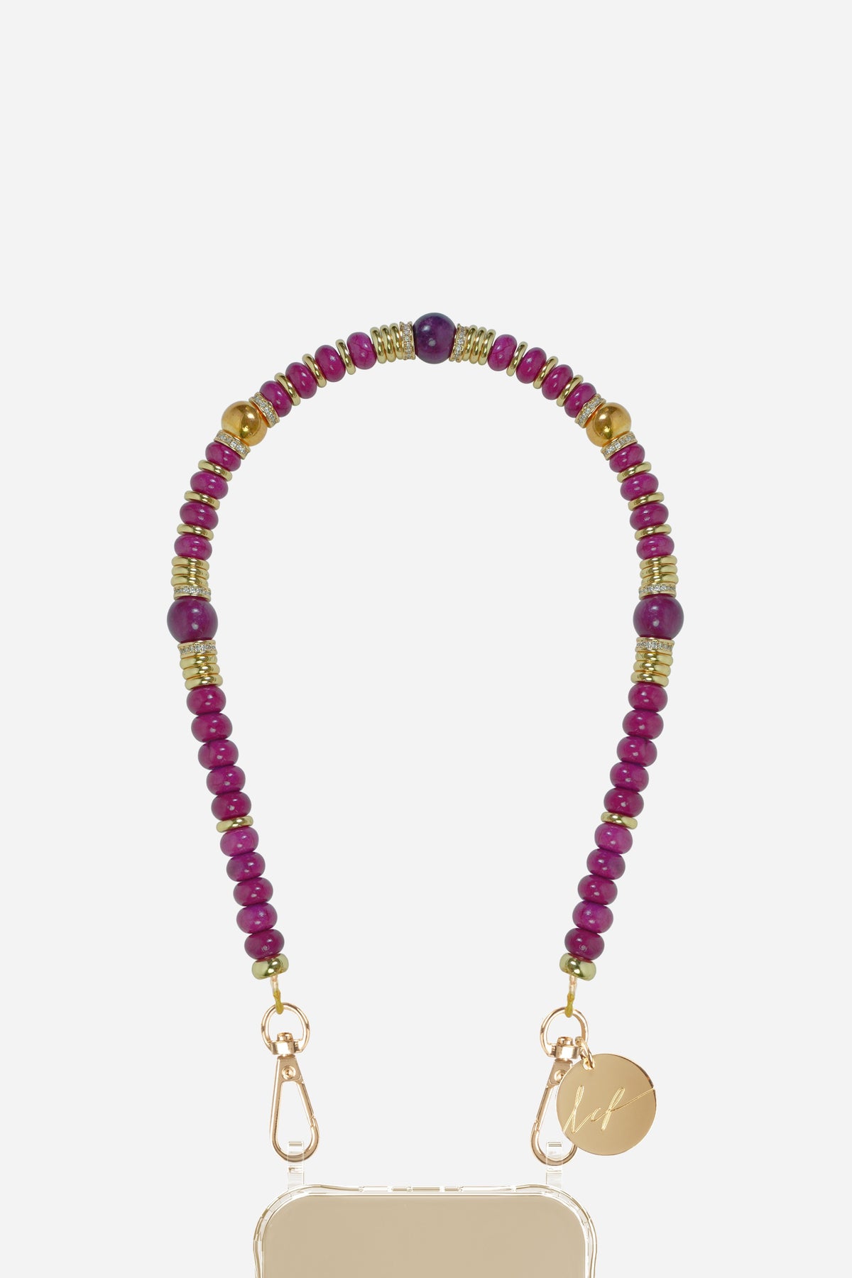 Chaine Courte Amaira Violet 40 cm - 2