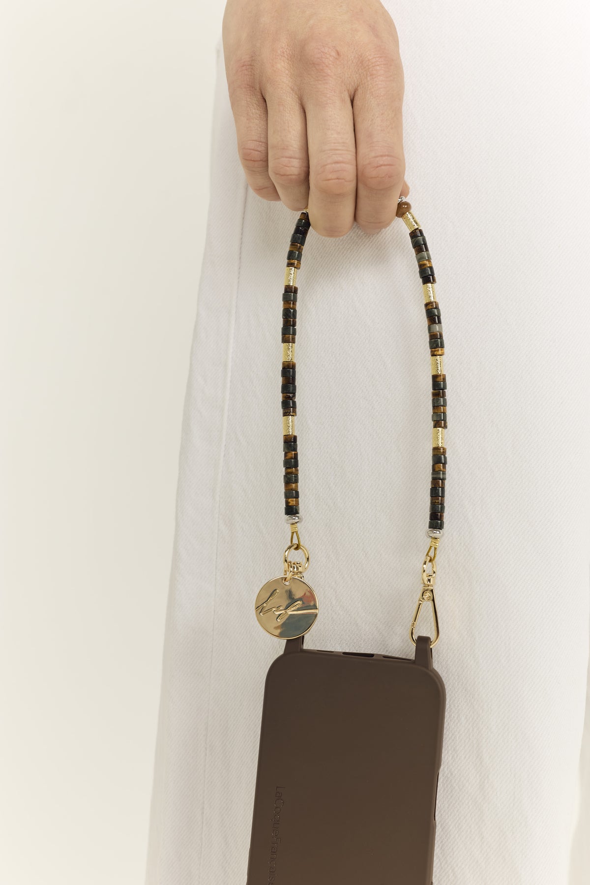 Chaine Courte Anala Kaki 40 cm - 3