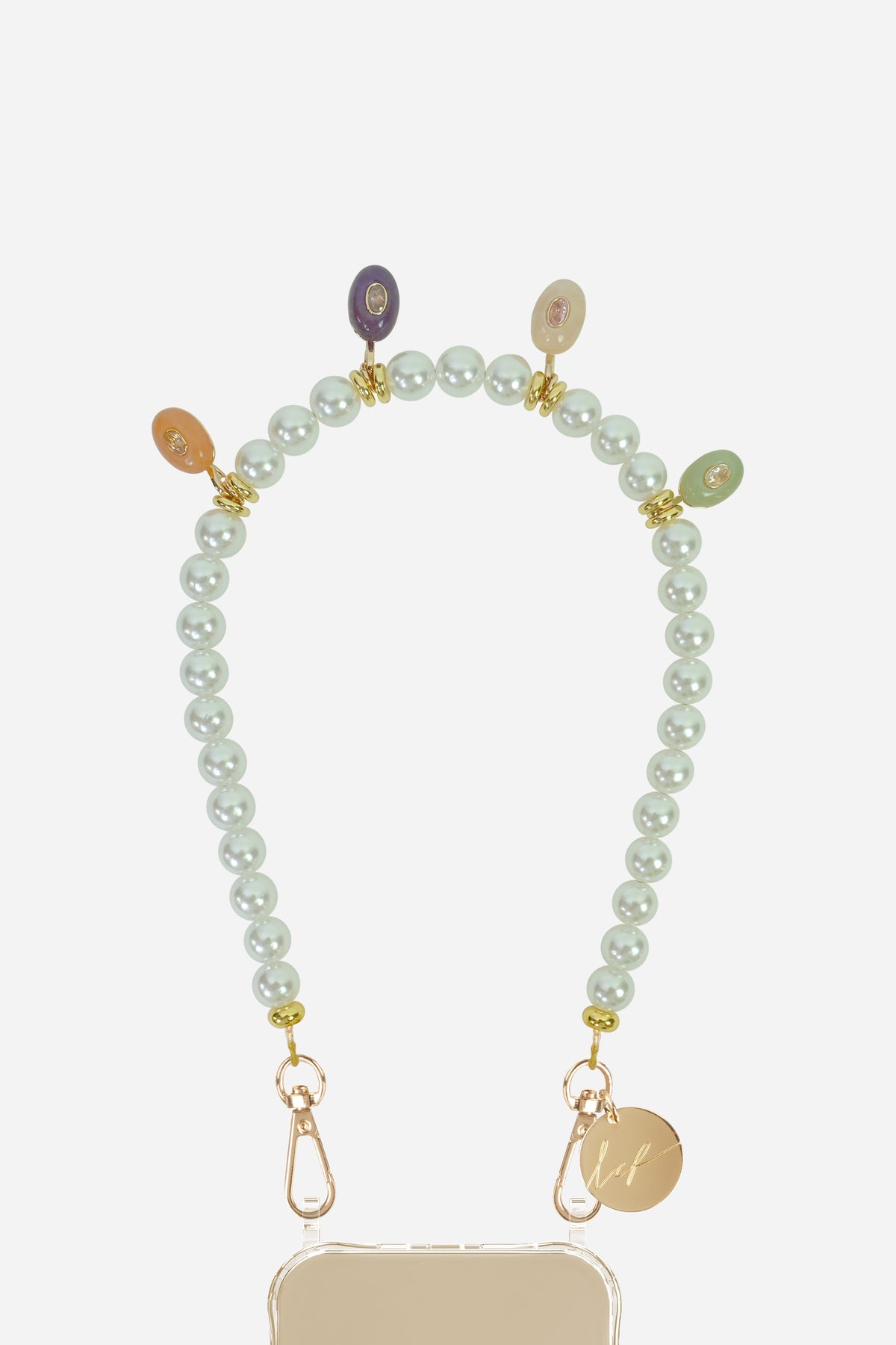 Chaine Courte Chavi Blanc 40 cm - 2