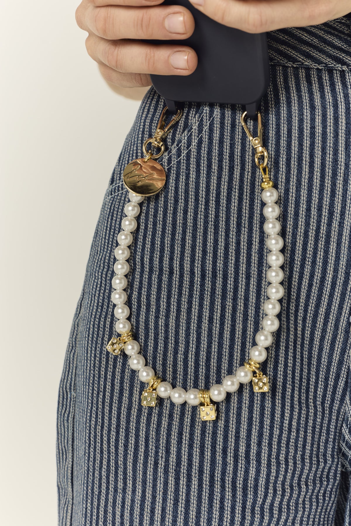 Chaine Courte Chavi Blanc 40 cm - 3
