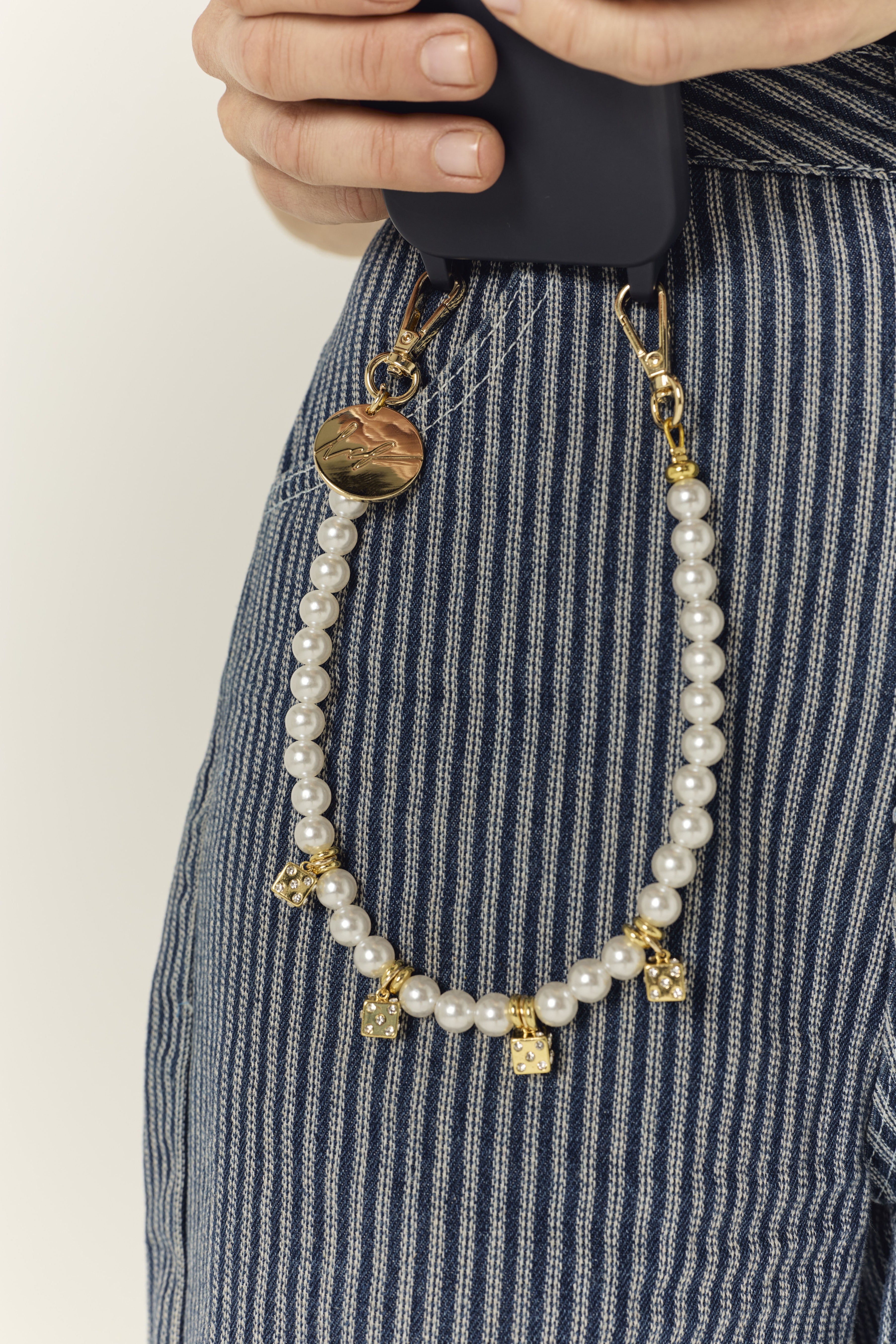 Chaine Courte Chavi Blanc 40 cm - 3