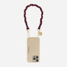 Chaine Courte Doha Bordeaux 40 cm
