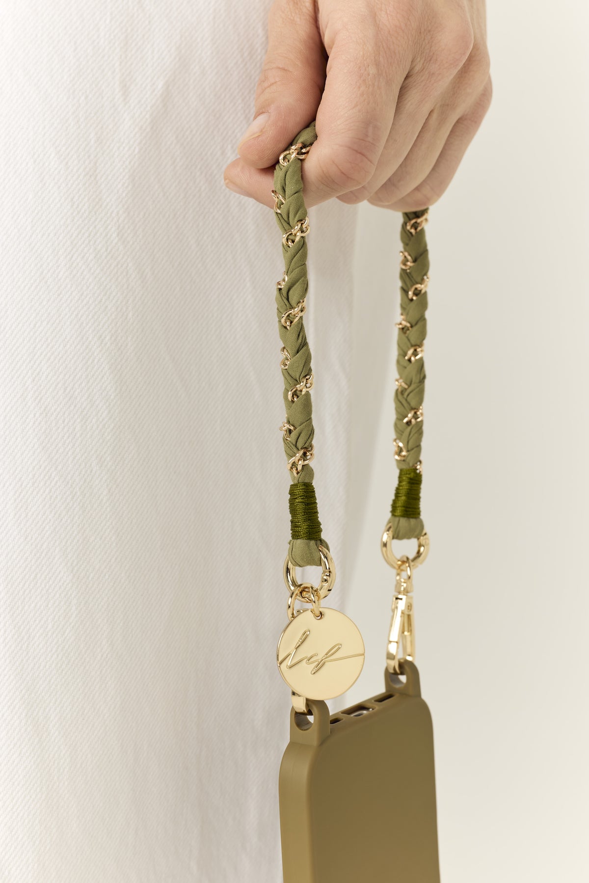Chaine Courte Doha Kaki 40 cm - 3