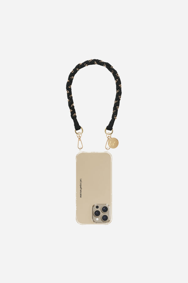 Chaine Courte Doha Noir 40 cm
