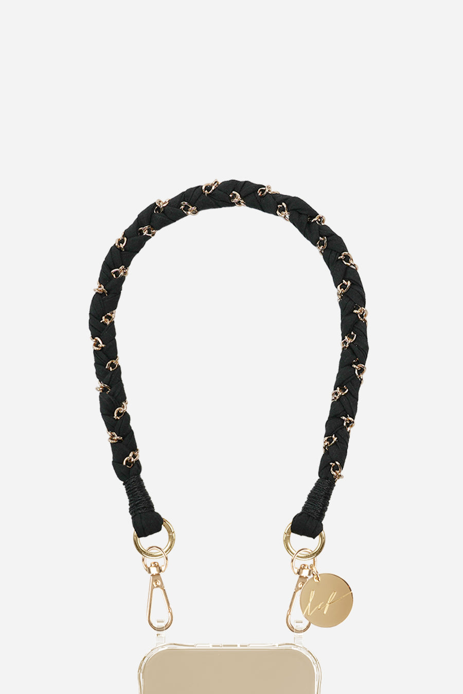 Chaine Courte Doha Noir 40 cm - 2