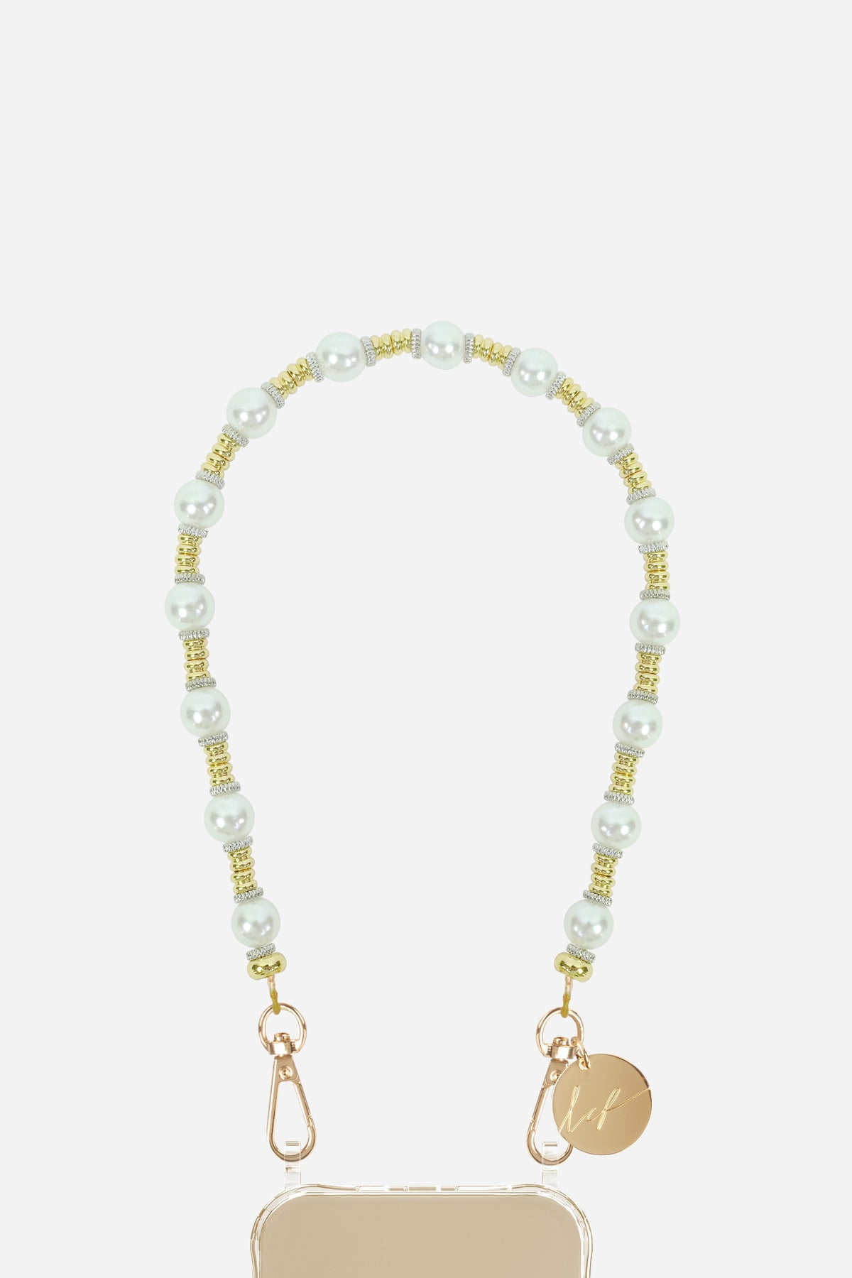 Chaine Courte Ira Blanc 40 cm - 2