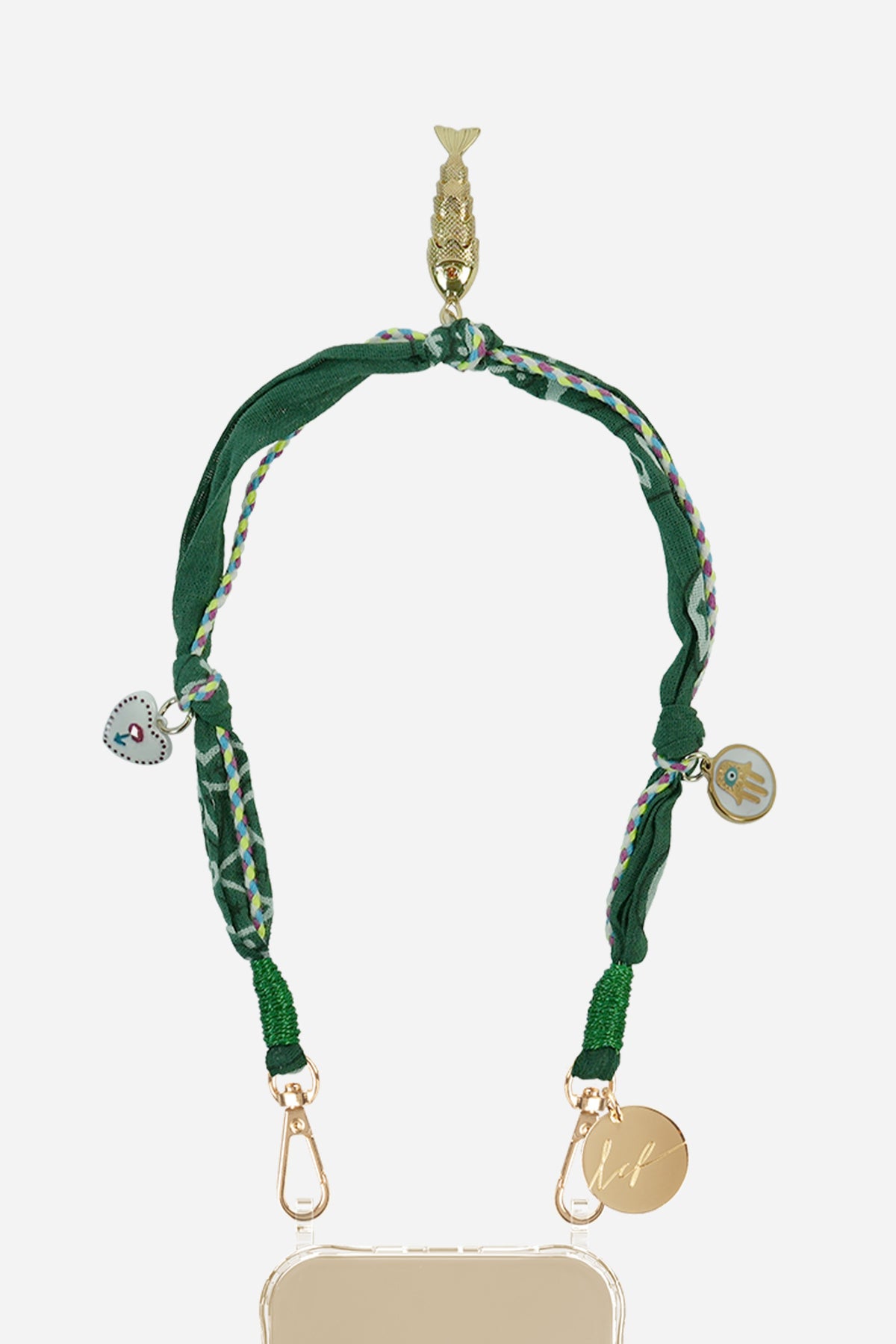 Chaine Courte Laia Vert 40 cm - 2