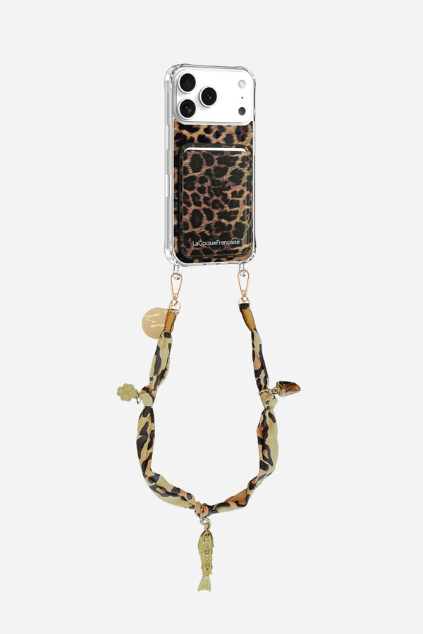 Coque anneaux + porte carte + chaine courte