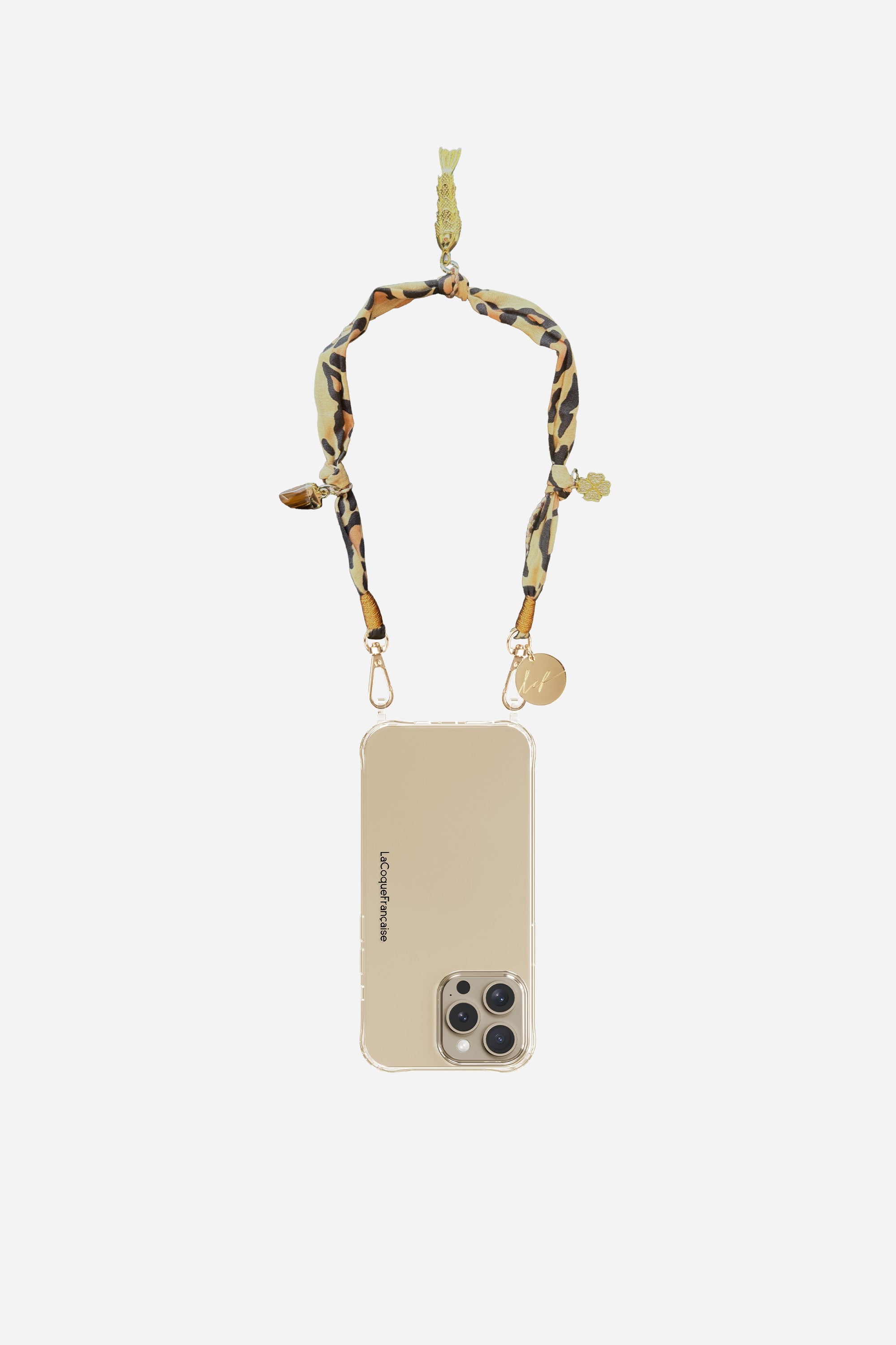 Chaine Courte Laia Leopard 40 cm