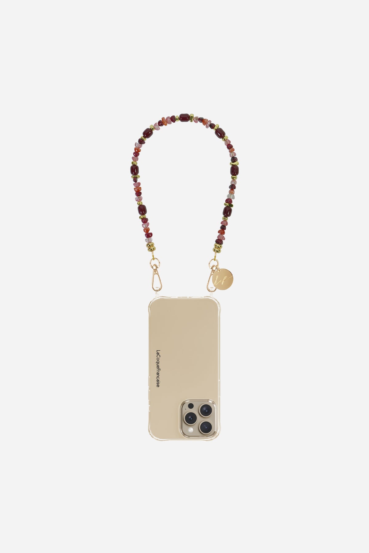 Chaine Courte Lana Bordeaux 40 cm