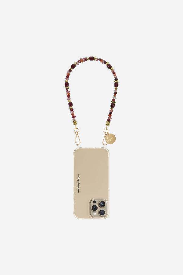 Chaine Courte Lana Bordeaux 40 cm