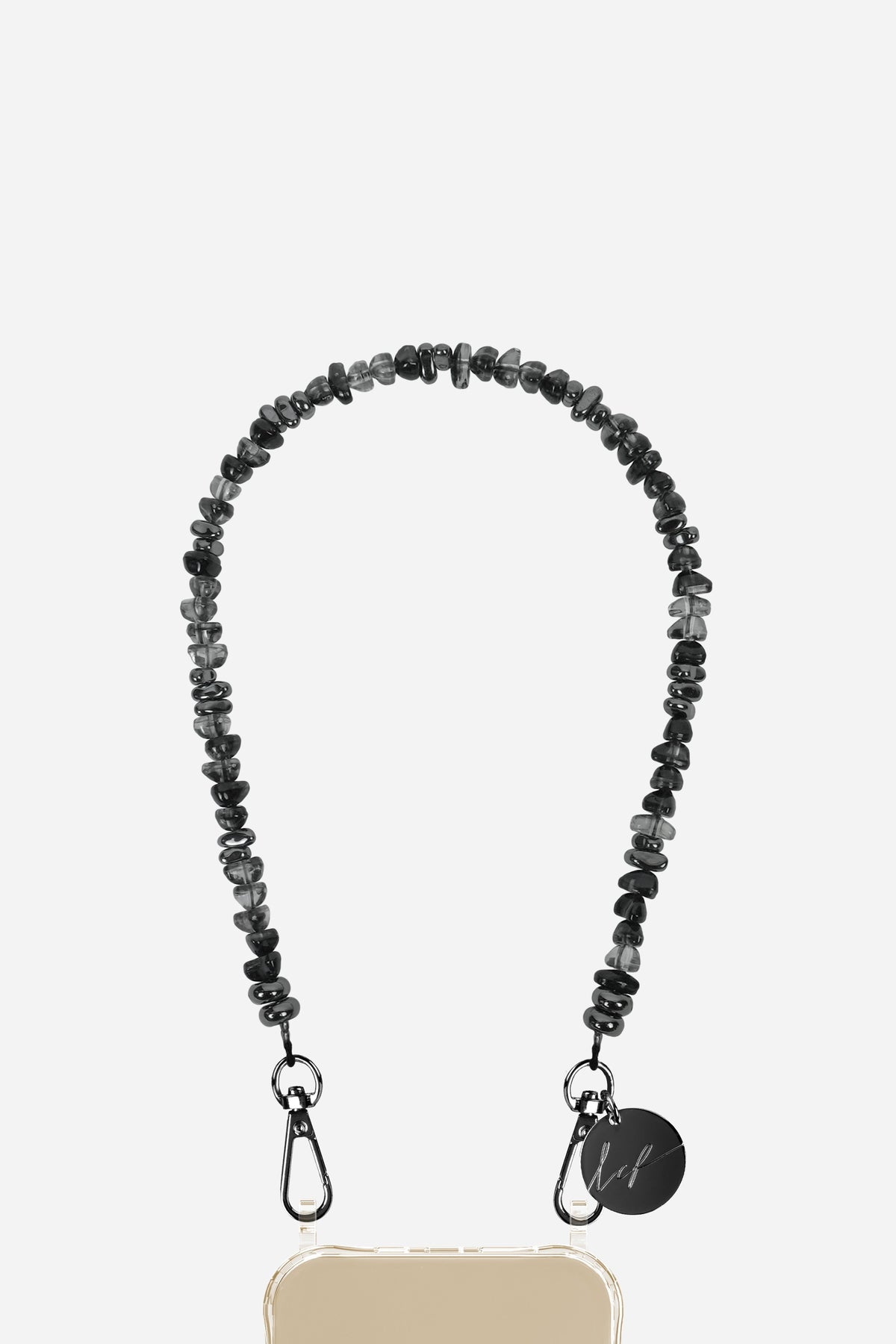 Chaine Courte Liviya Noir 40 cm - 2