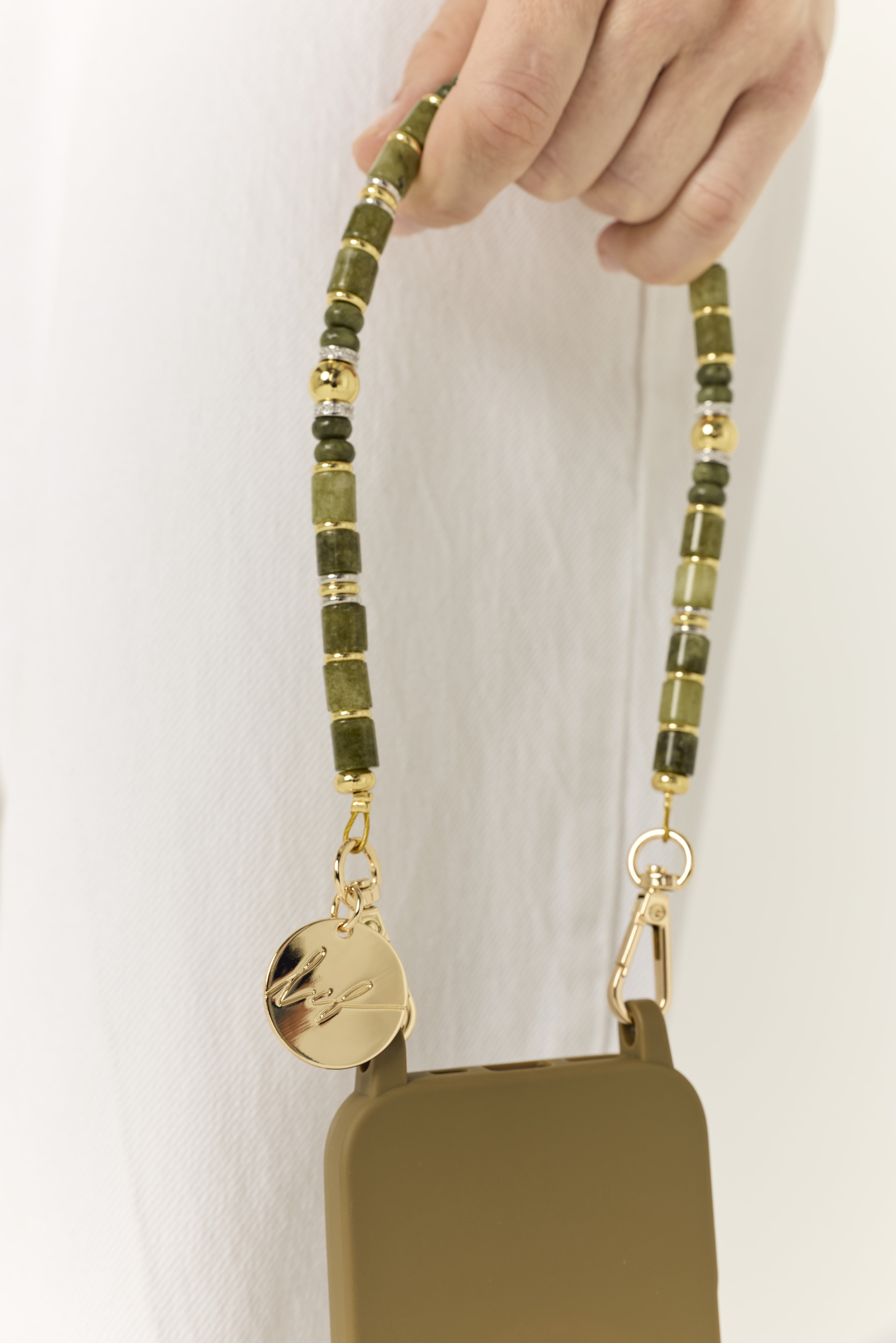 Chaine Courte Navia Kaki 40 cm - 3