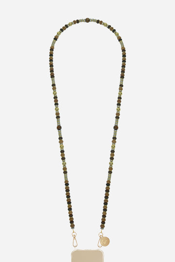 Chaine Longue Alisha Marron 120 cm