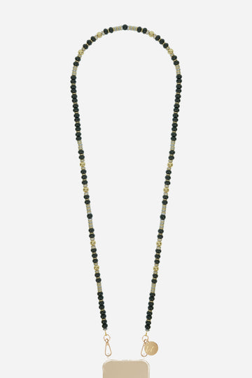 Chaine Longue Alisha Noir 120 cm