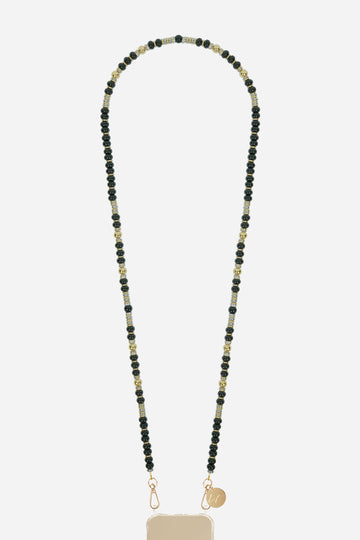 Chaine Longue Alisha Noir 120 cm