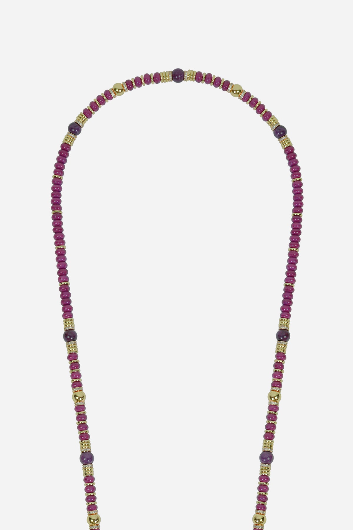 Chaine Longue Amaira Violet 120 cm - 6