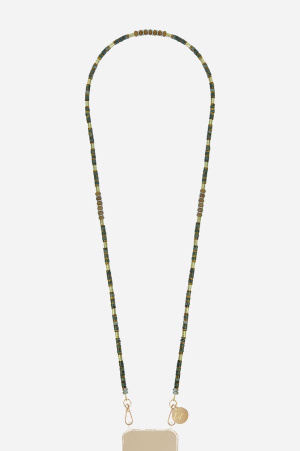 Chaine Longue Anala Kaki 120 cm