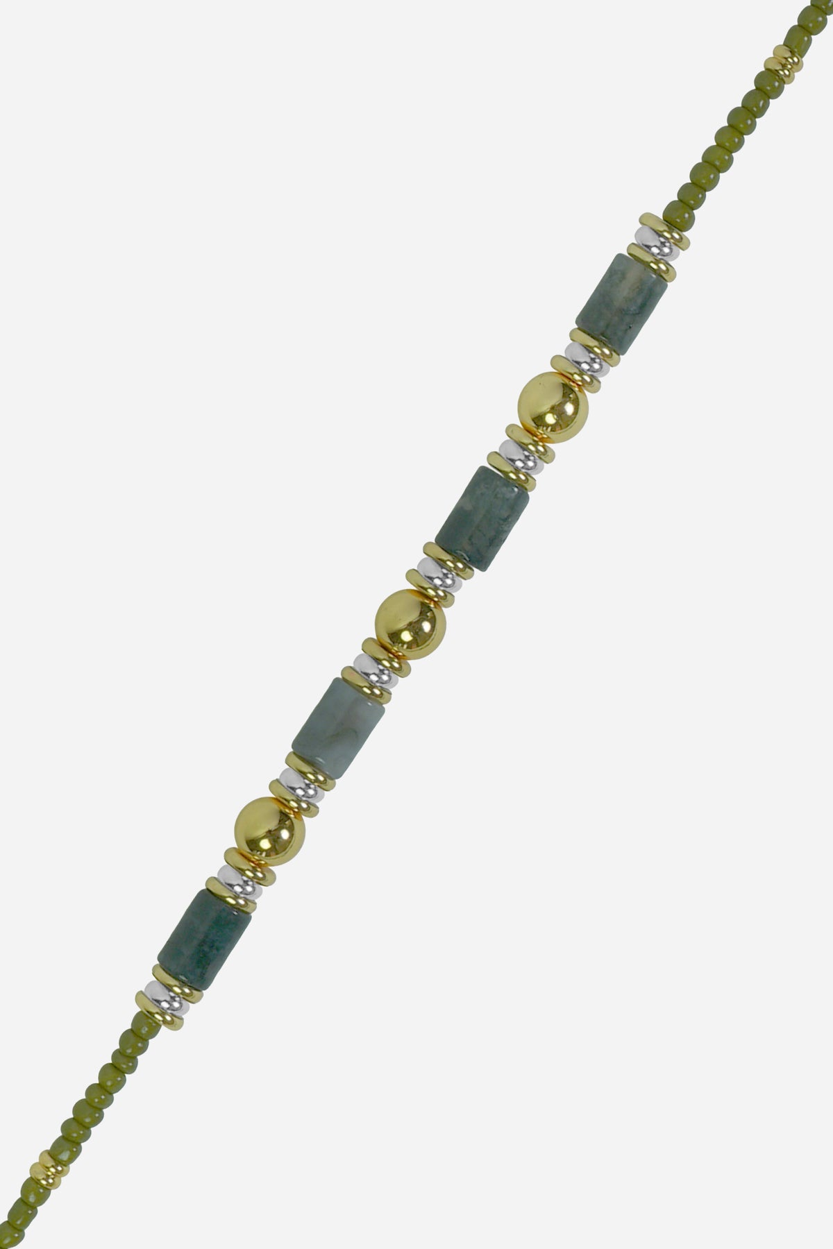 Chaine Longue Avni Kaki 120 cm - 2