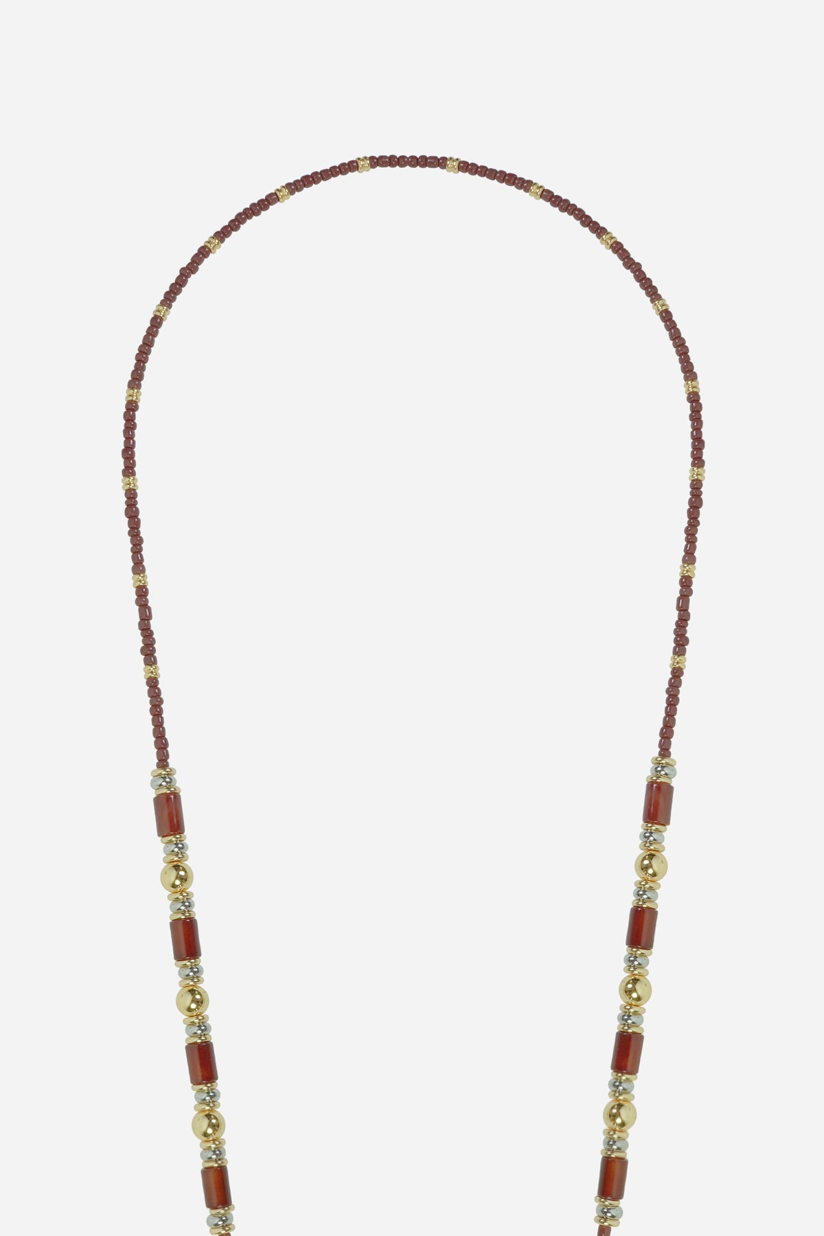 Chaine Longue Avni Bordeaux 120 cm - 3